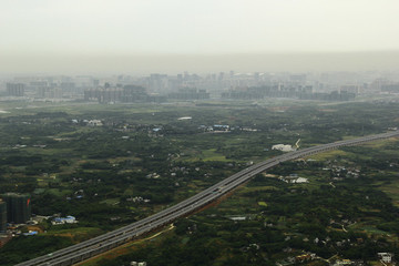 高速公路建設航拍