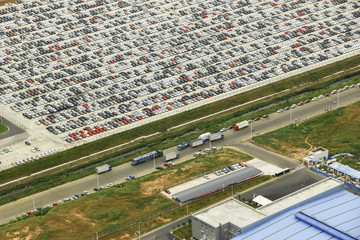 汽車物流園停車場