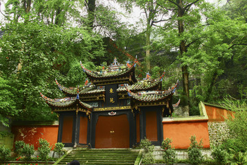 都江堰游覽區(qū)寺廟