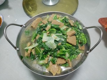 青菜豆腐渣