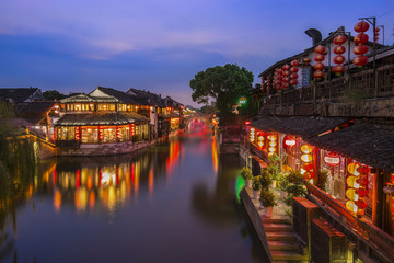 西塘古鎮(zhèn)夜景