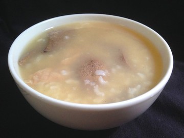 瘦肉豬肝粥