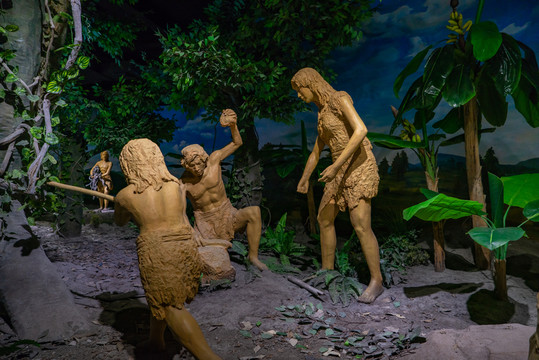 石器時代原始人生活場景