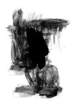 中國風(fēng)水墨現(xiàn)代抽象裝飾畫