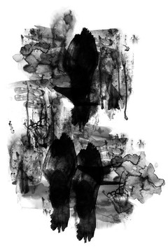 中國(guó)風(fēng)水墨抽象現(xiàn)代裝飾畫