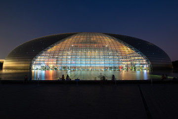 國(guó)家大劇院夜景