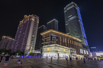 江寧街區(qū)夜景