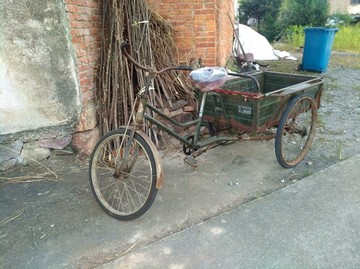 腳蹬三輪車