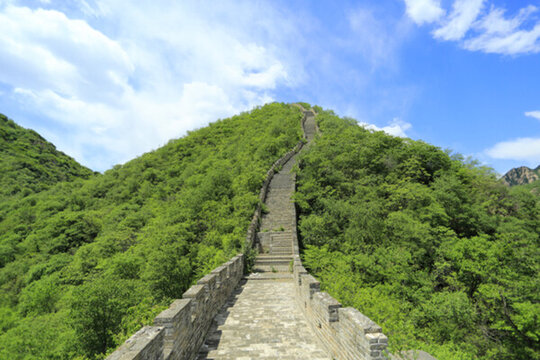 黃花水長(zhǎng)城青山綠水