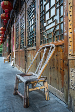 農(nóng)村竹椅