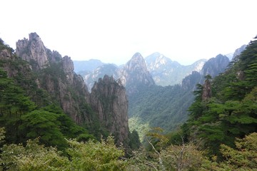 黃山夢(mèng)筆生花全景