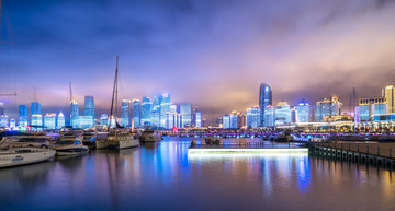 青島奧帆中心夜景