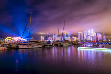 青島奧帆中心夜景