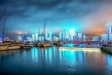 青島奧帆中心夜景