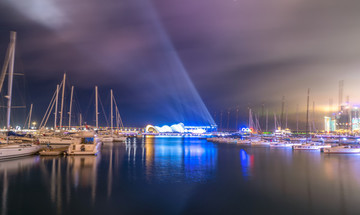 青島奧帆中心夜景