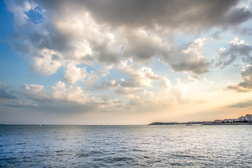 大海晚霞