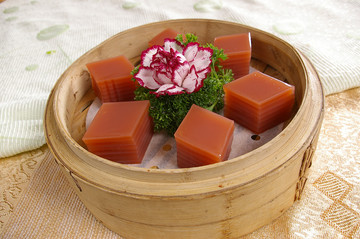 千層紅豆糕