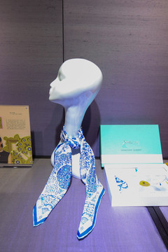 絲綢展品