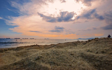 海南三亞灣風(fēng)光
