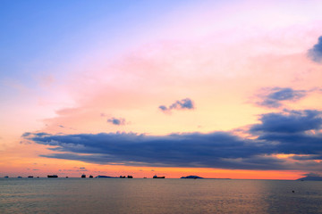 海南三亞灣風光