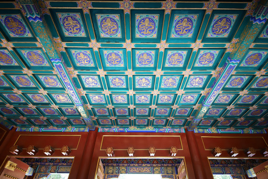 天花彩畫(huà)