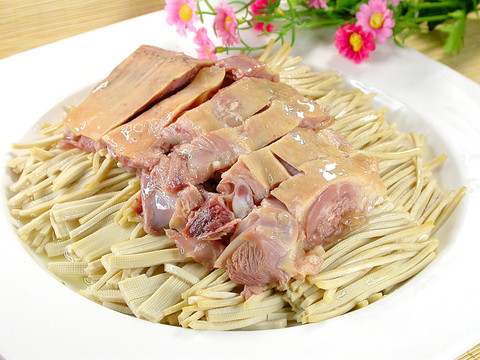 咸鴨蒸百葉
