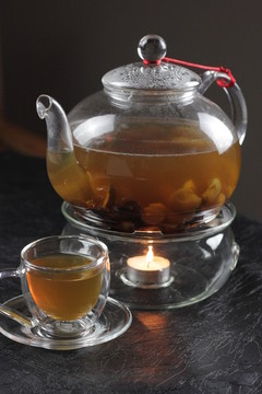 煮水果茶