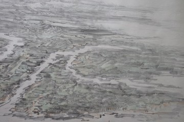 水墨油畫紋理