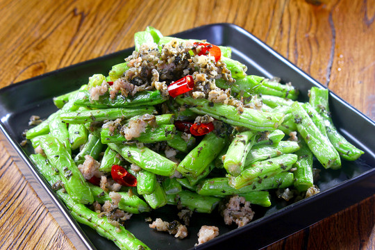欖菜肉沫四季豆