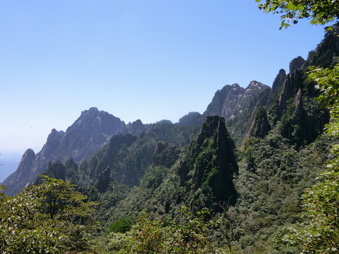 安徽黃山云谷群峰