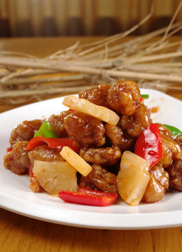香菠生炒骨