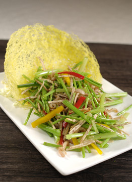 養(yǎng)生菜炒爽肉