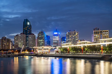 青島奧帆中心城市夜景