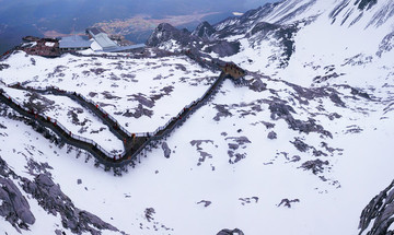 麗江玉龍雪山棧道