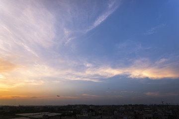 夕陽落日晚霞