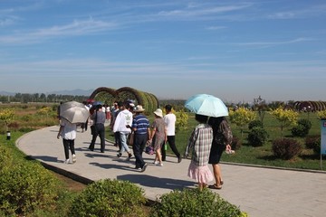 秦皇島鴿子窩公園游客