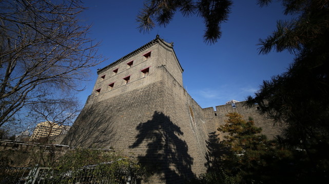 北京明城墻城樓