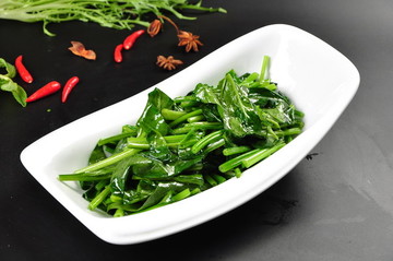 生炒菠菜
