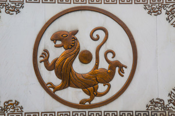 徐州漢文化景區(qū)四靈壁白虎