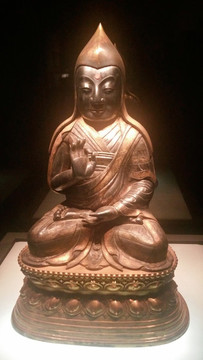 鎏金金宗碦巴像