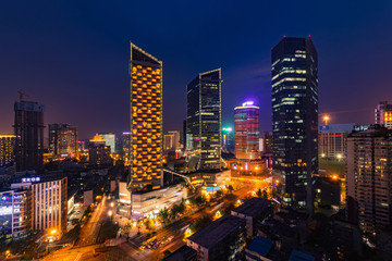 成都仁恒置地夜景