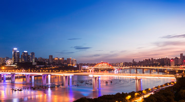 重慶南坪夜景菜園壩大橋