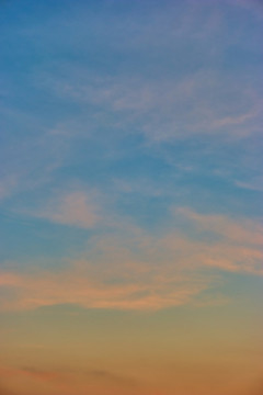 晚霞夕陽(yáng)白云