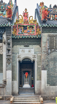 灰塑彩雕