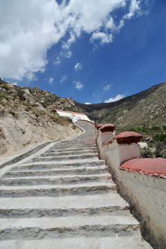 哲蚌寺臺(tái)階