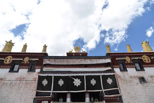 哲蚌寺建筑特寫