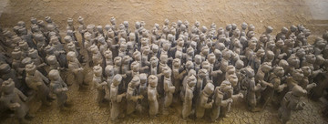 徐州漢文化景區(qū)獅子山漢兵馬俑