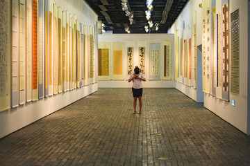 寧波美術(shù)館,展覽,展示,作品,內(nèi)景,建筑,空間