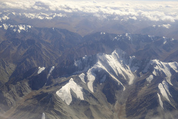 航拍天山