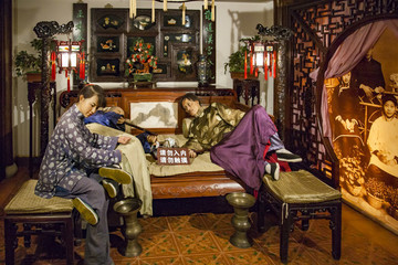 舊上海,老上海,蠟像,展覽,陳列,傳統(tǒng)